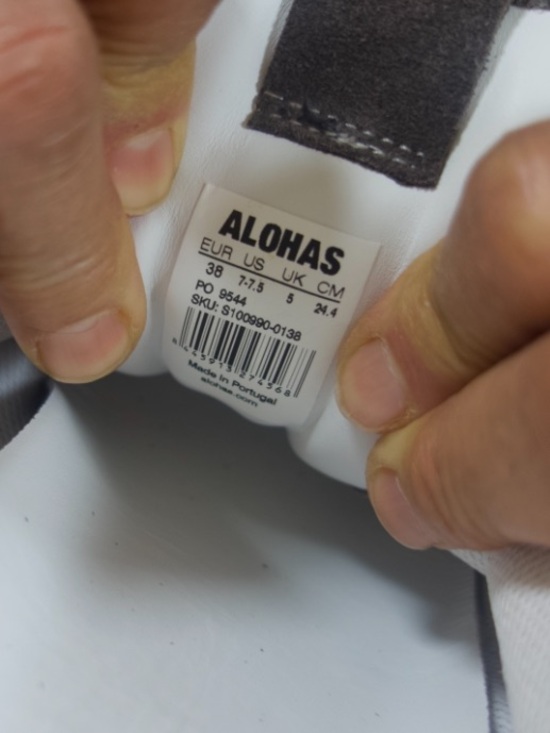 ALOHAS Gray and Black Suede Lace-Up Sneakers